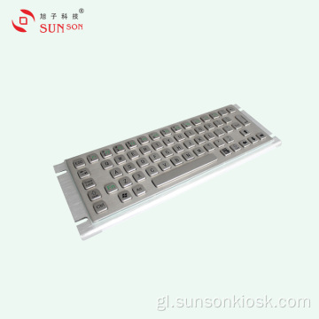 Teclado e teclado táctil de metal reforzado